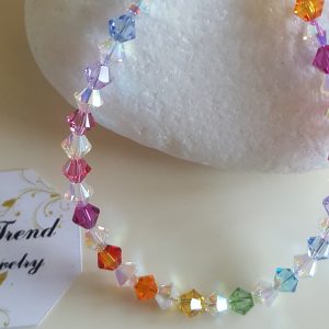 Гривна Дъга със Swarovski Crystals