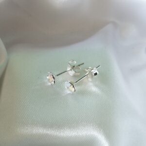 Сребърни обеци Куатро Кристал с кристали Swarovski Crystals