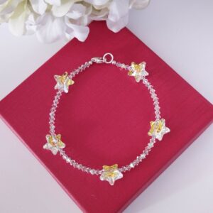 Гривна Звезда от кристали Swarovski Crystals