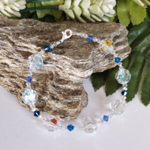 Swarovski Crystals - Гривна от кристали Сваровски - уникална ръчна изработка